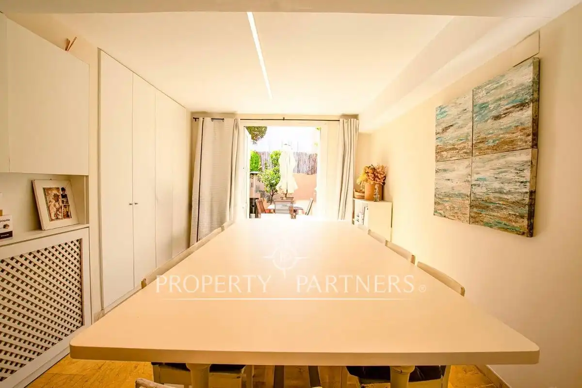 Jardín de Casa adosada en venta en Rocafort con Aire acondicionado, Calefacción y Piscina