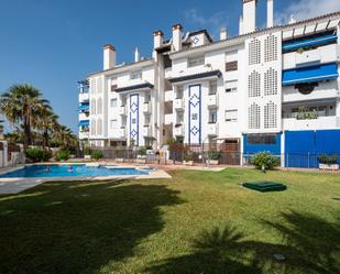 Exterior view of Flat for sale in Marbella  with Air Conditioner, Heating and Private garden