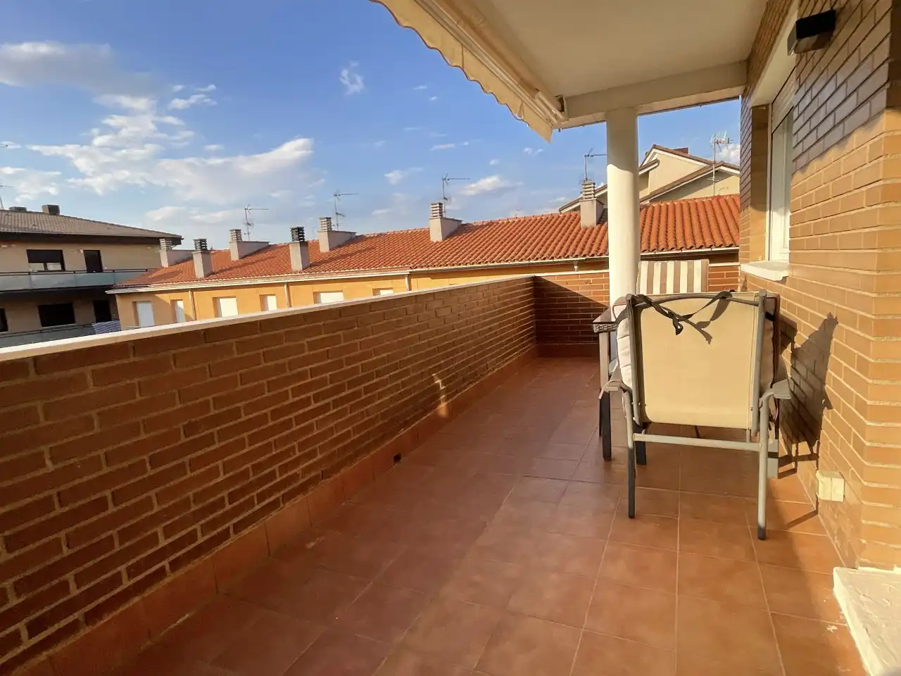 Balcony of Flat for sale in Alesanco  with Heating, Terrace and Furnished