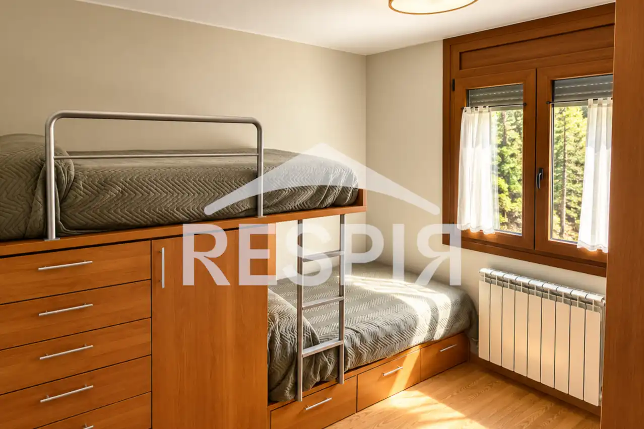 Habitación de Casa adosada de alquiler en Urús, Girona