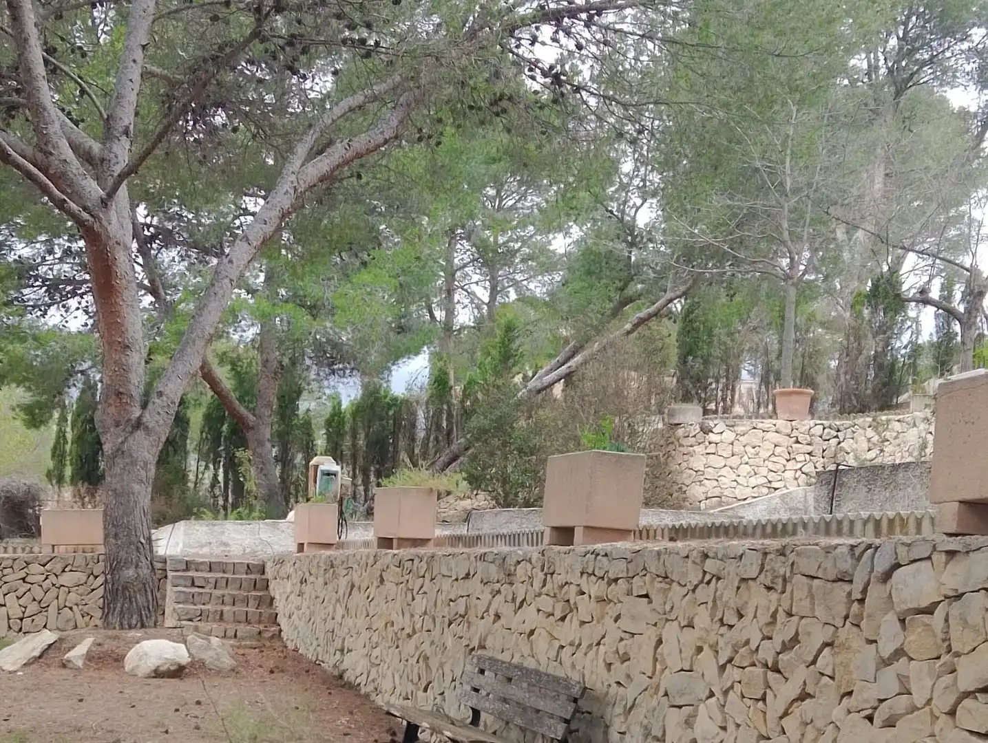Jardí de Casa o xalet en venda en Tibi amb Calefacció, Jardí privat i Terrassa