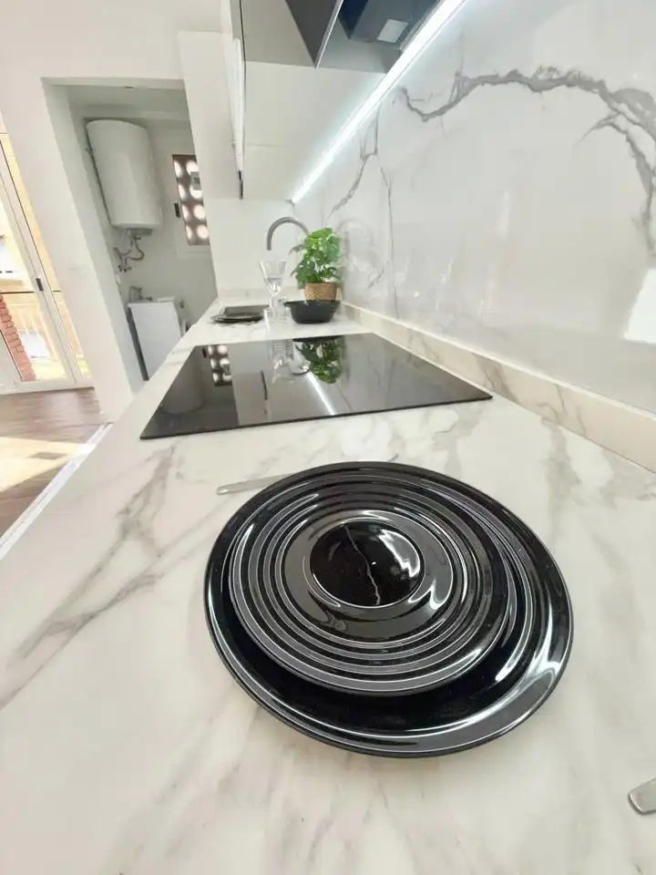 Küche von Wohnung zum Verkauf in Madrid mit Klimaanlage und Terrasse