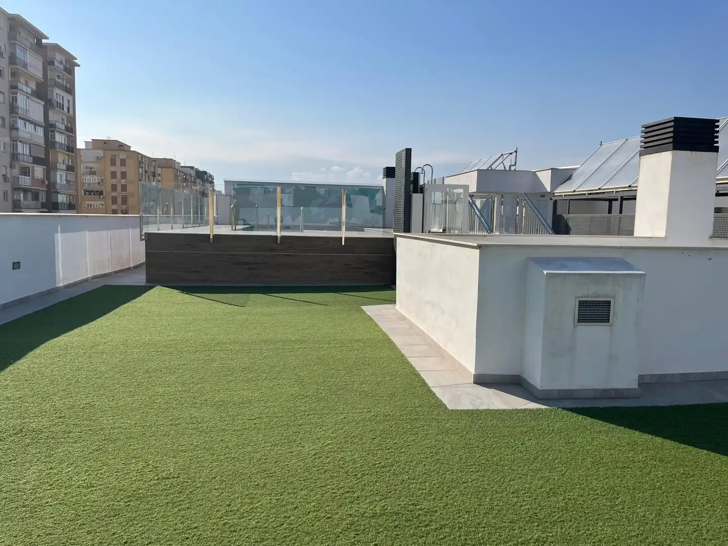 Terrace of Flat for sale in Málaga Capital  with Air Conditioner, Heating and Storage room