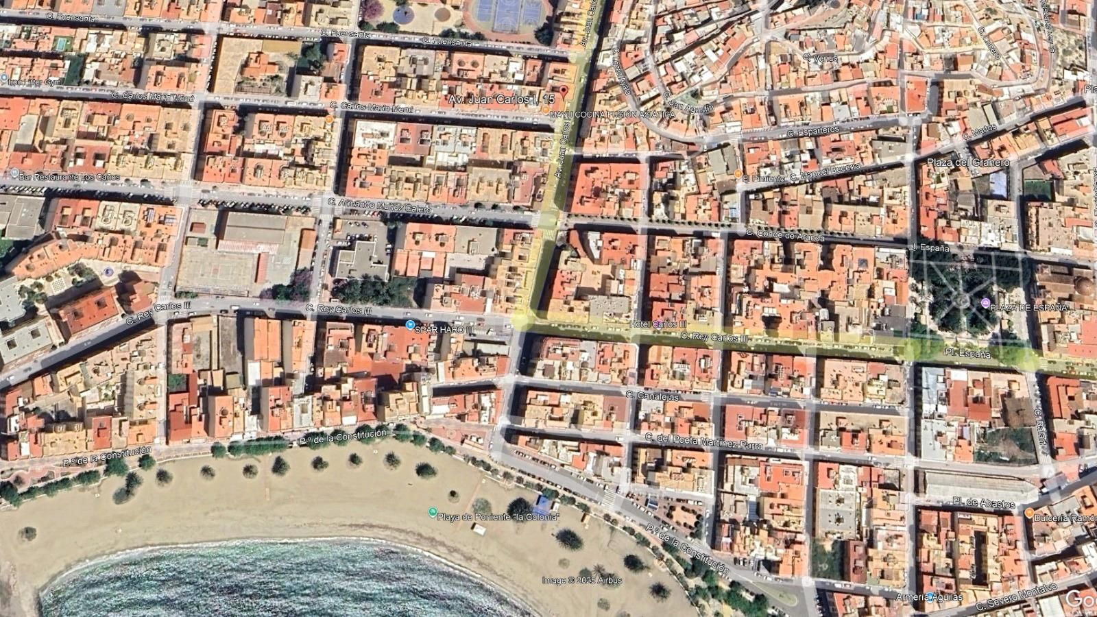 Vista exterior de Local en venda en Águilas