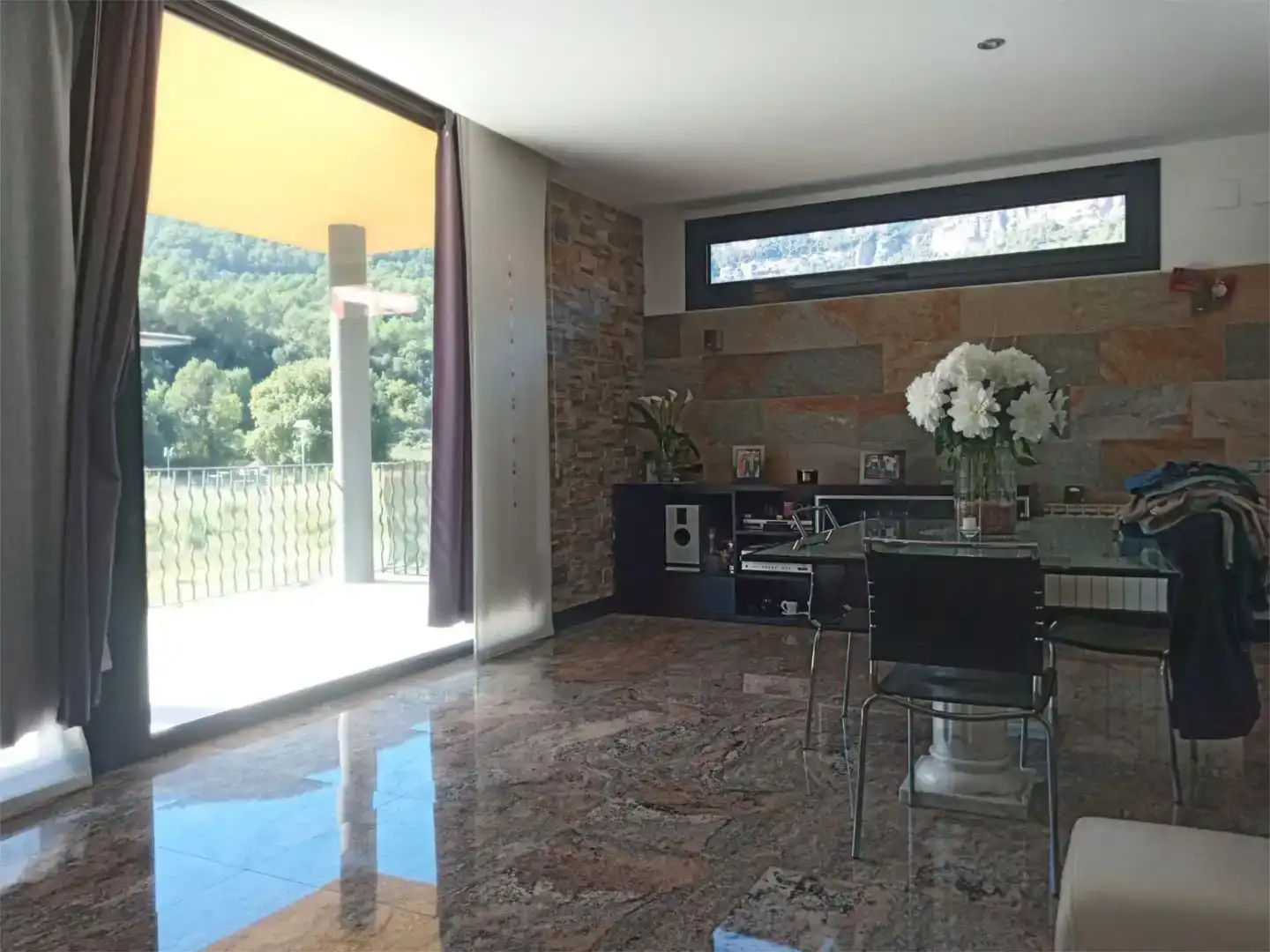 Cuina de Casa o xalet en venda en Sant Martí de Centelles amb Aire condicionat i Piscina
