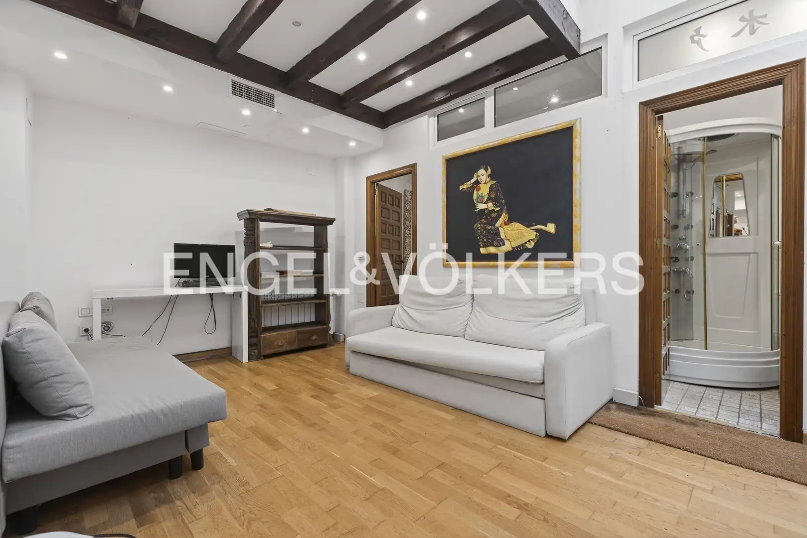 Living room of Houses for sale in Sevilla  with Air Conditioner, Heating and Parquet flooring