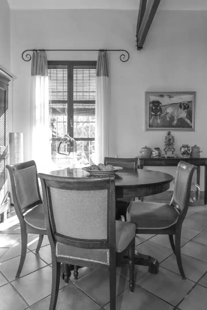 Dining room of Houses for sale in Morón de la Frontera  with Air Conditioner, Private garden and Swimming Pool