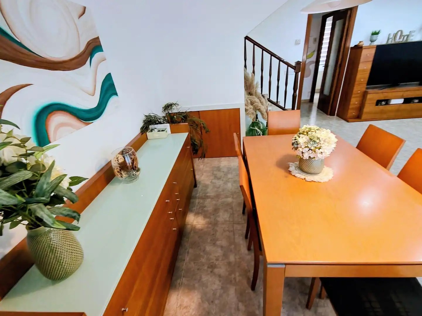 Comedor de Casa adosada en venta en Tarragona con Aire acondicionado, Calefacción y Jardín privado