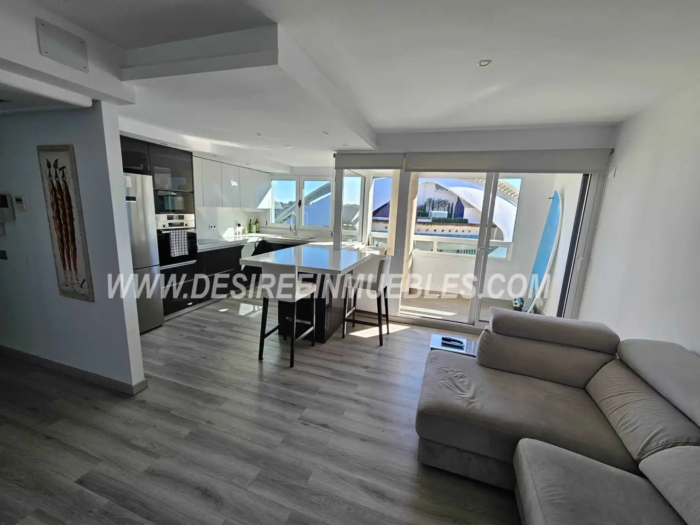 Sala de estar de Piso en venta en Valencia con Aire acondicionado, Calefacción y Terraza