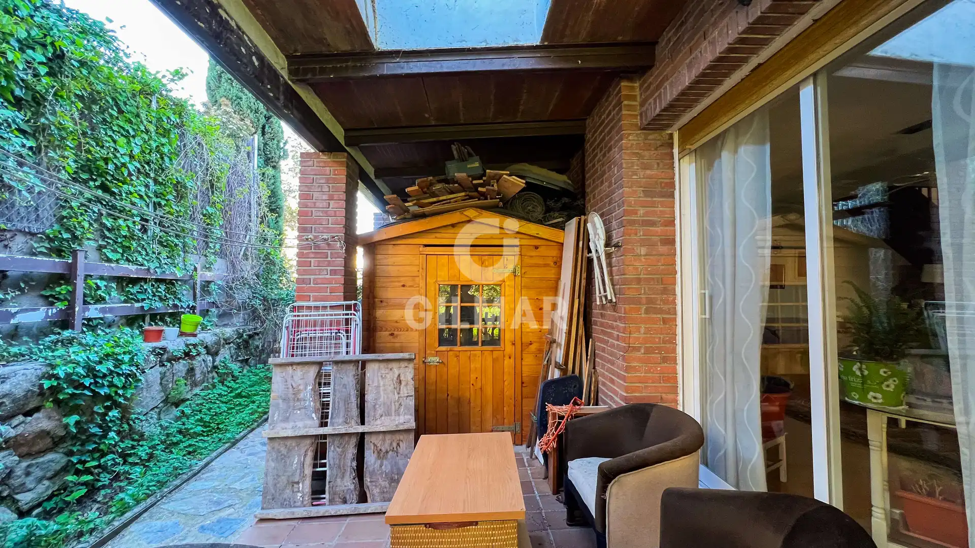 Jardín de Casa adosada en venta en Collado Mediano con Calefacción, Jardín privado y Piscina
