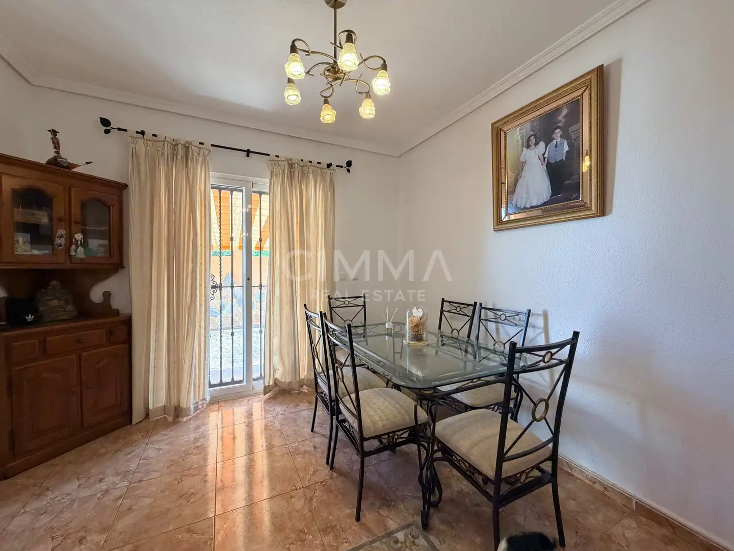 Dining room of Detached homes for sale in La Nucia  with Air Conditioner, Heating and Private garden