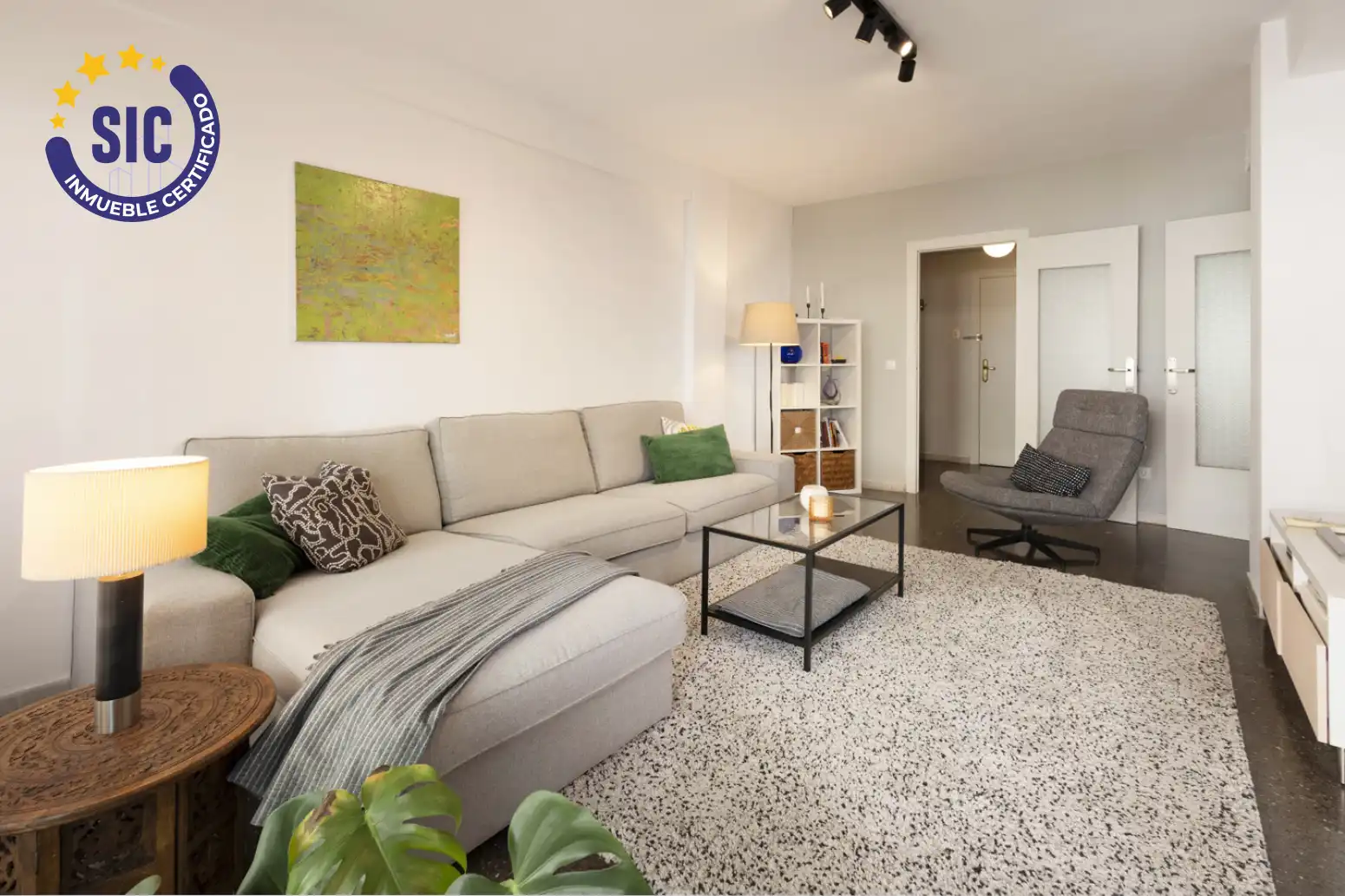 Living room of Flat for sale in Valencia  with Air Conditioner and Terrace