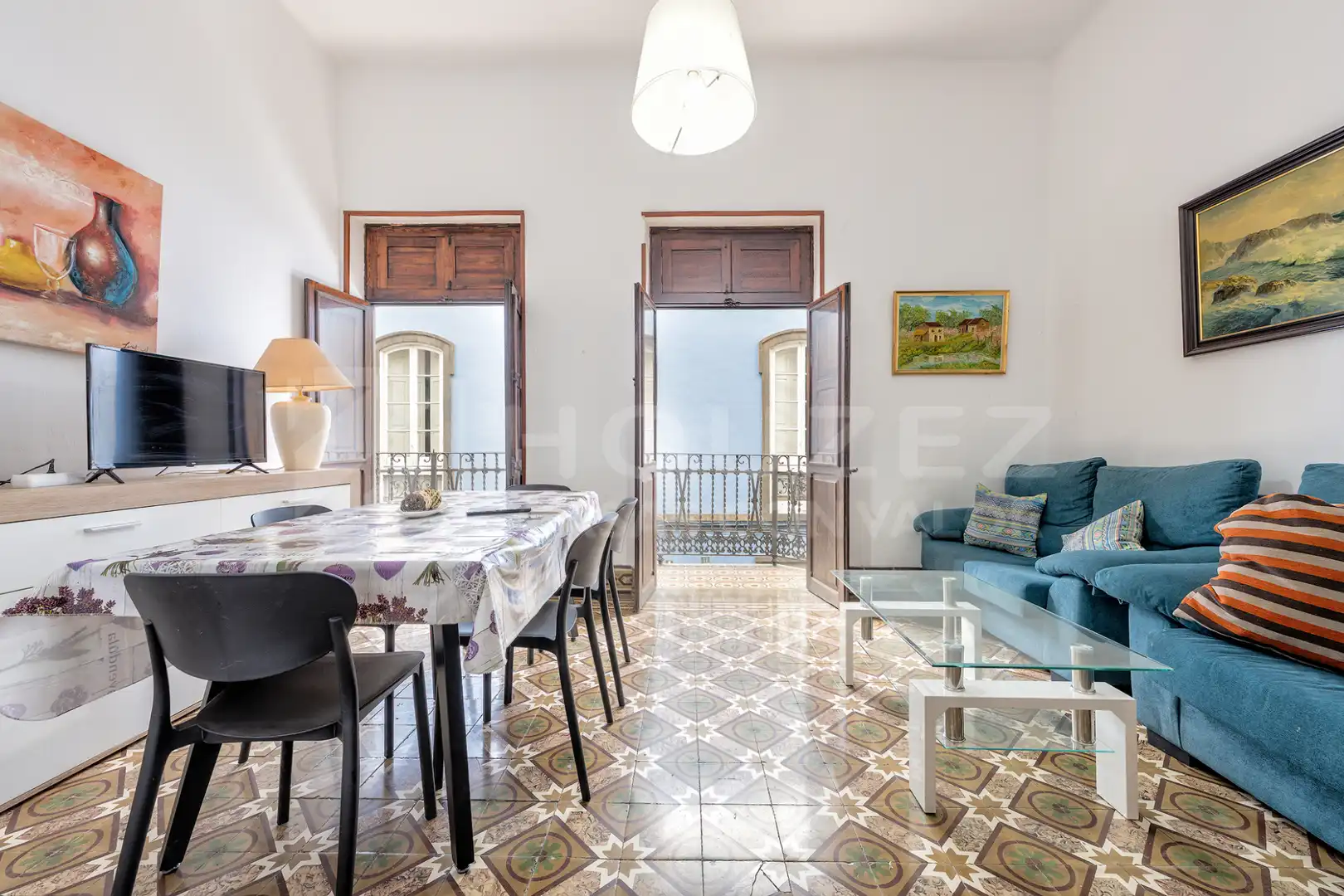 Sala d'estar de Pis en venda en Las Palmas de Gran Canaria amb Terrassa i Balcó