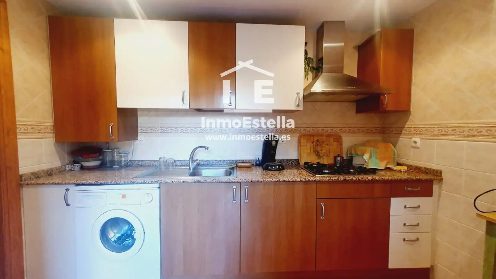 Cocina de Casa adosada en venta en Allo con Calefacción, Jardín privado y Terraza