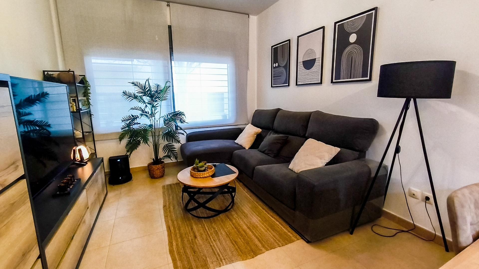 Living room of Flat for sale in Montbrió del Camp  with Air Conditioner