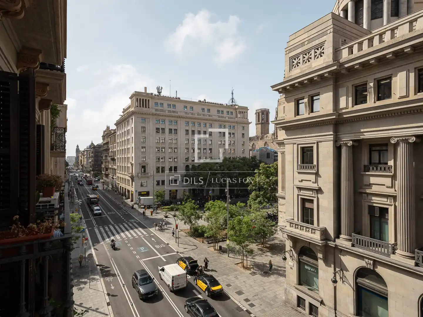 Vista exterior de Piso en venta en Barcelona con Aire acondicionado, Parquet y Balcón