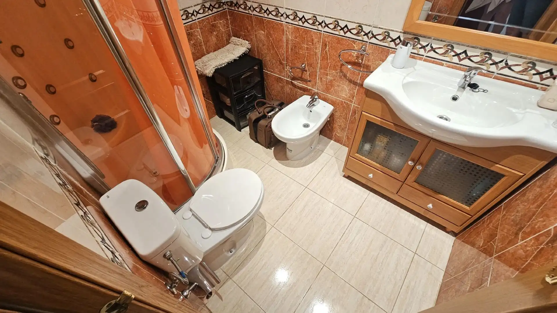 Bathroom of Apartments for sale in Oropesa del Mar / Orpesa  with Air Conditioner, Heating and Terrace