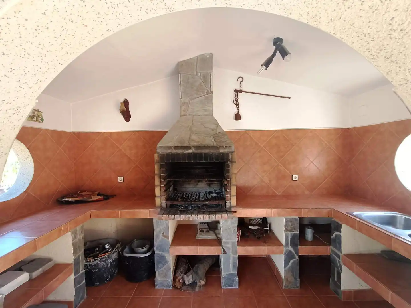 Cocina de Casa o chalet en venta en Olèrdola con Aire acondicionado, Calefacción y Jardín privado