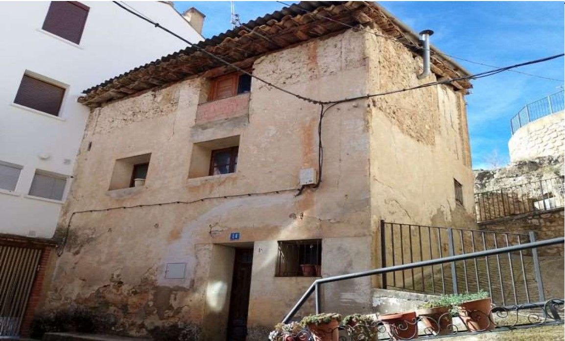Vista exterior de Casa adosada en venda en Vallanca