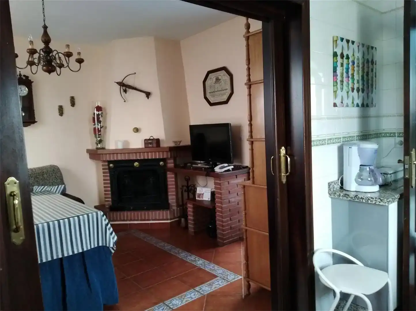 Sala de estar de Casa adosada en venta en Ronda con Aire acondicionado y Balcón