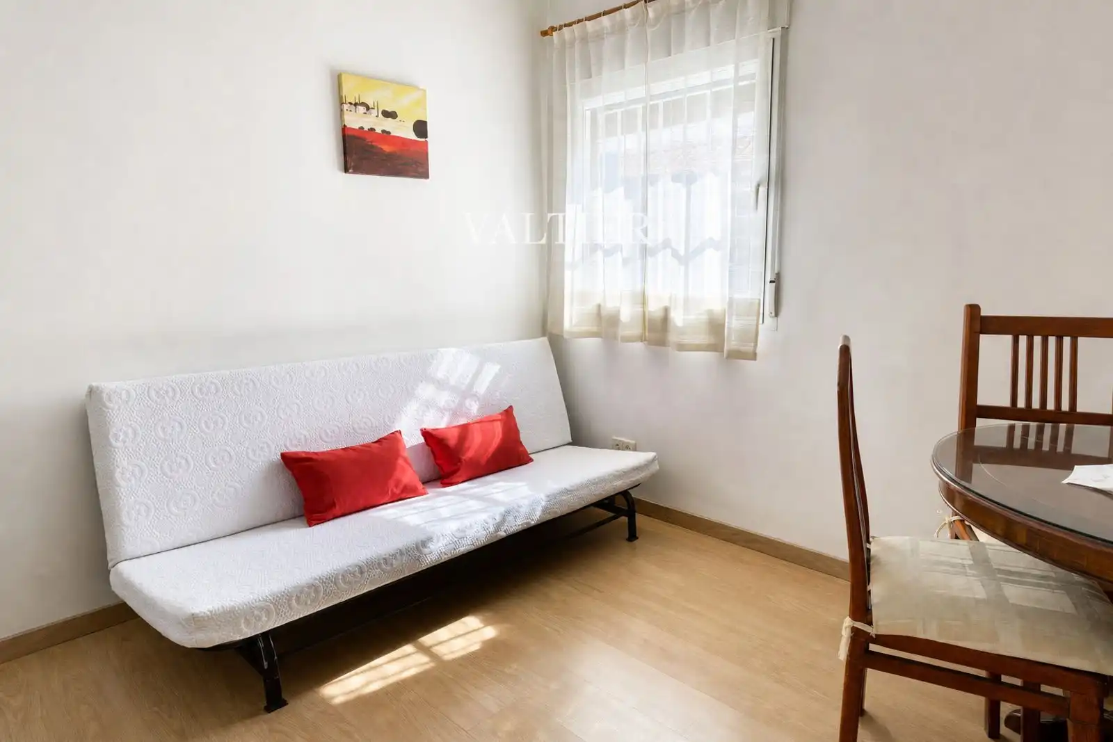 Bedroom of Flat for rent in Madrid  with Air Conditioner, Storage room and Furnished