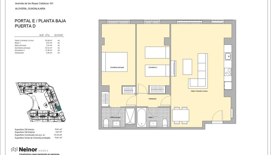 Foto 1 de Piso en venta en Avenida Camino las Fuentes, Alovera, Guadalajara