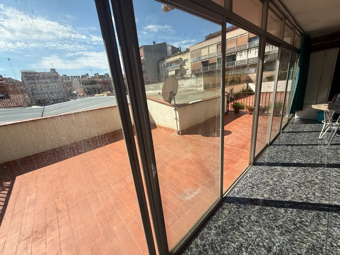 Terrasse von Wohnung zum Verkauf in Terrassa mit Klimaanlage, Heizung und Terrasse