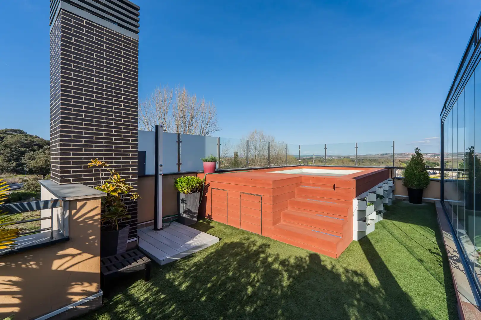 Terrasse von Maisonette zum Verkauf in Fuente del Fresno mit Klimaanlage, Heizung und Abstellraum