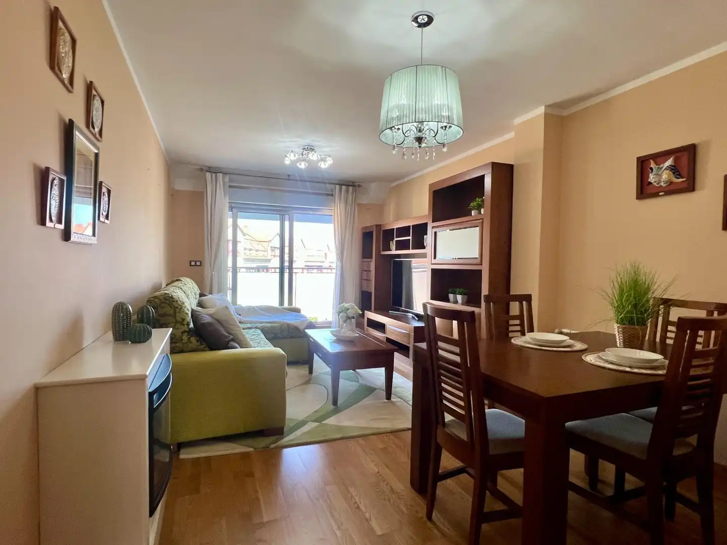 Living room of Flat for sale in Cambre   with Heating, Terrace and Storage room