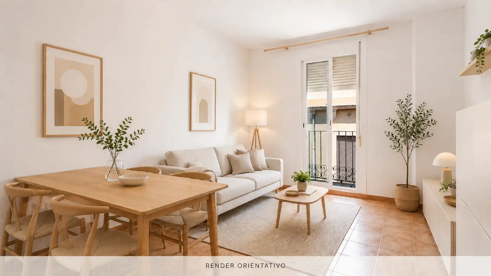 Sala de estar de Piso en venta en Reus con Balcón