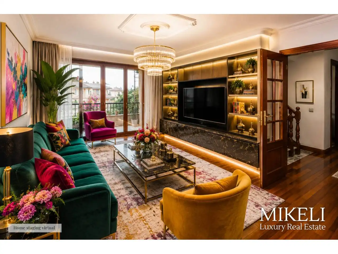 Living room of Houses for sale in Camargo  with Heating, Private garden and Parquet flooring