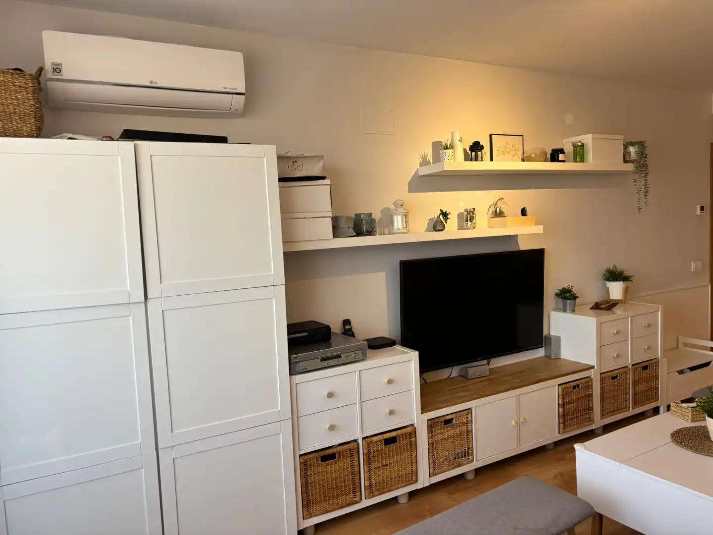 Sala d'estar de Pis en venda en Pinto amb Aire condicionat, Calefacció i Jardí privat