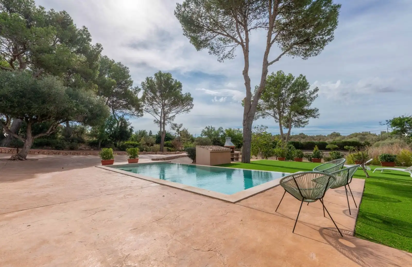 Piscina de Finca rústica en venda en  Palma de Mallorca amb Aire condicionat, Calefacció i Jardí privat