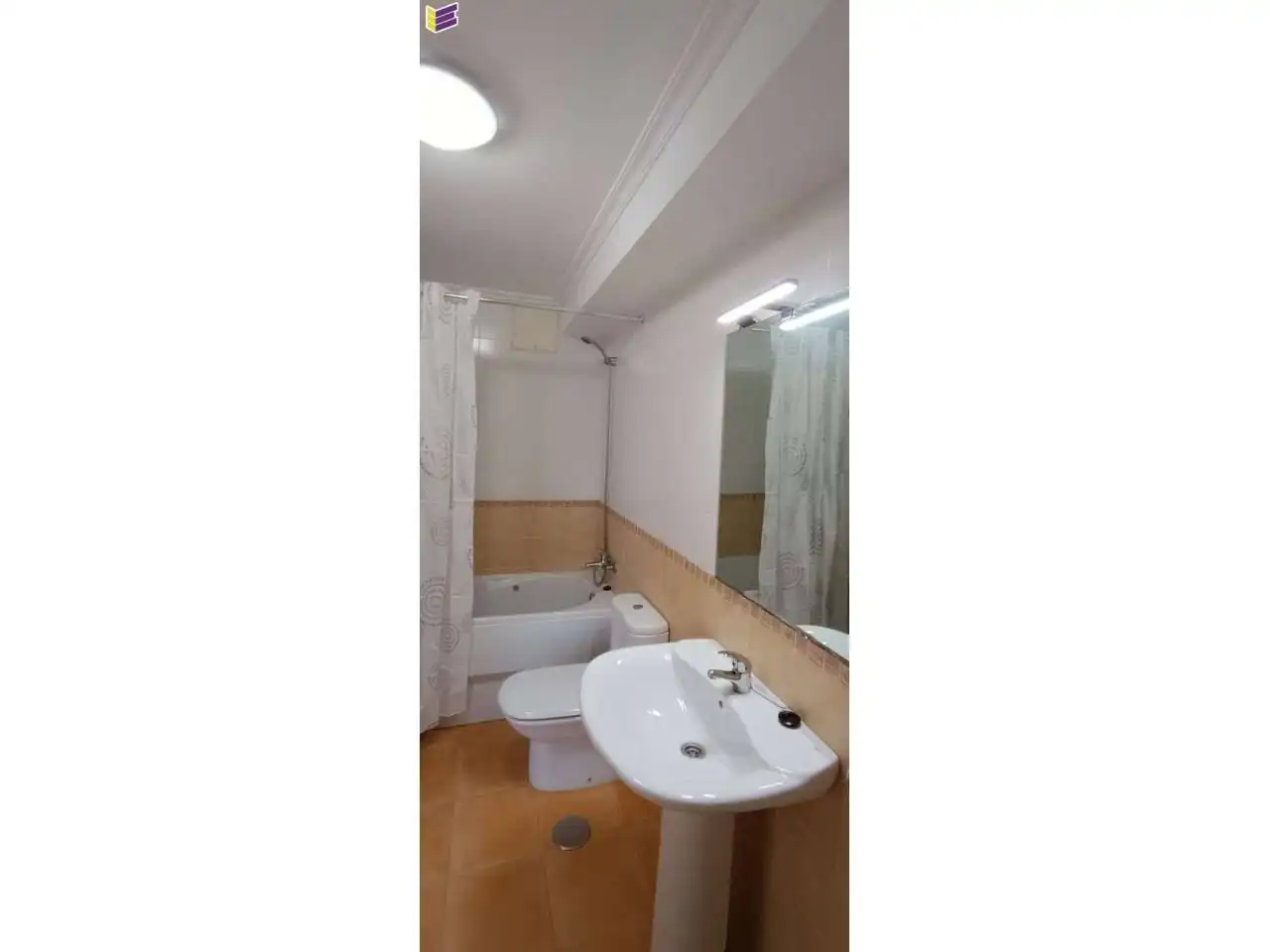 Badezimmer von Wohnung zum Verkauf in O Rosal   mit Heizung, Parkett und Abstellraum