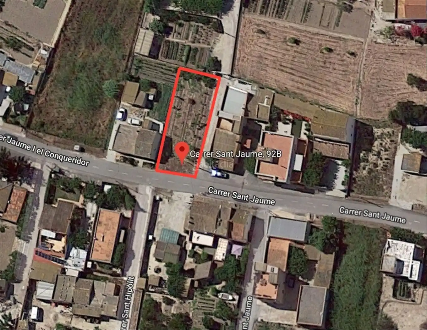 Terreno residencial en venta en Carrer Sant Jaume 92