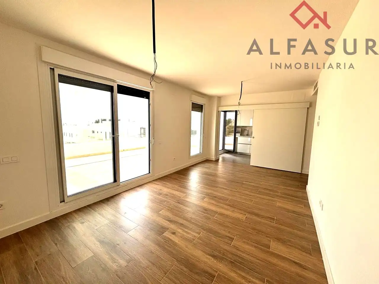 Sala de estar de Ático de alquiler en Málaga con Aire acondicionado, Calefacción y Terraza