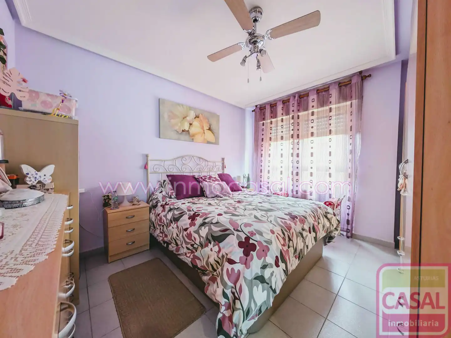 Bedroom of Flat for sale in Langreo  with Heating, Storage room and Furnished