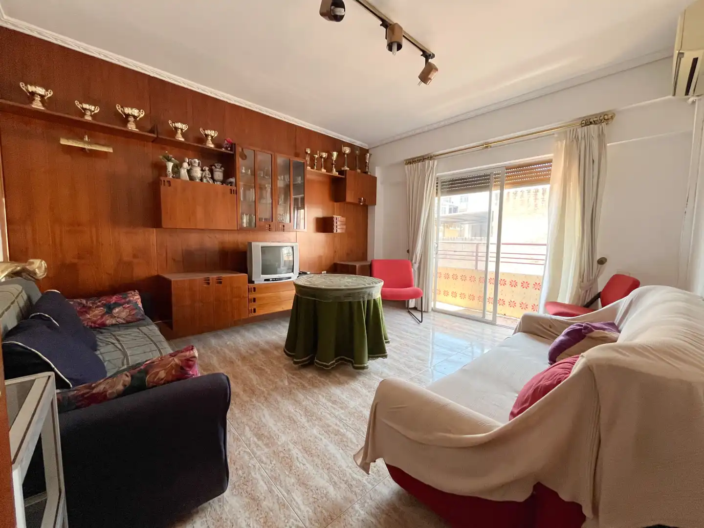 Sala de estar de Piso en venta en Sagunto / Sagunt con Aire acondicionado, Amueblado y Horno