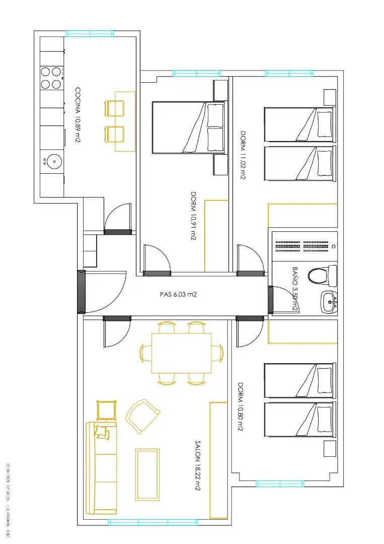 Flat for rent in Gijón   with Heating, Private garden and Oven