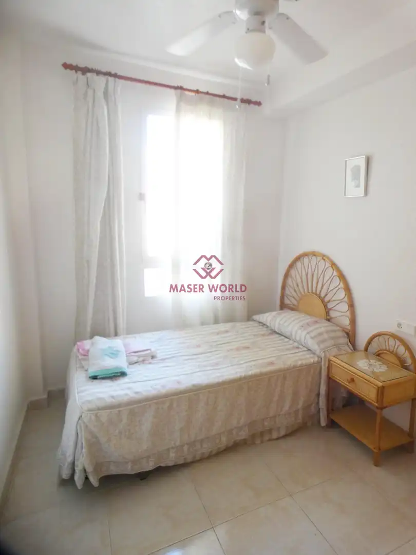 Bedroom of Flat for sale in Mazarrón  with Terrace, Furnished and Community pool
