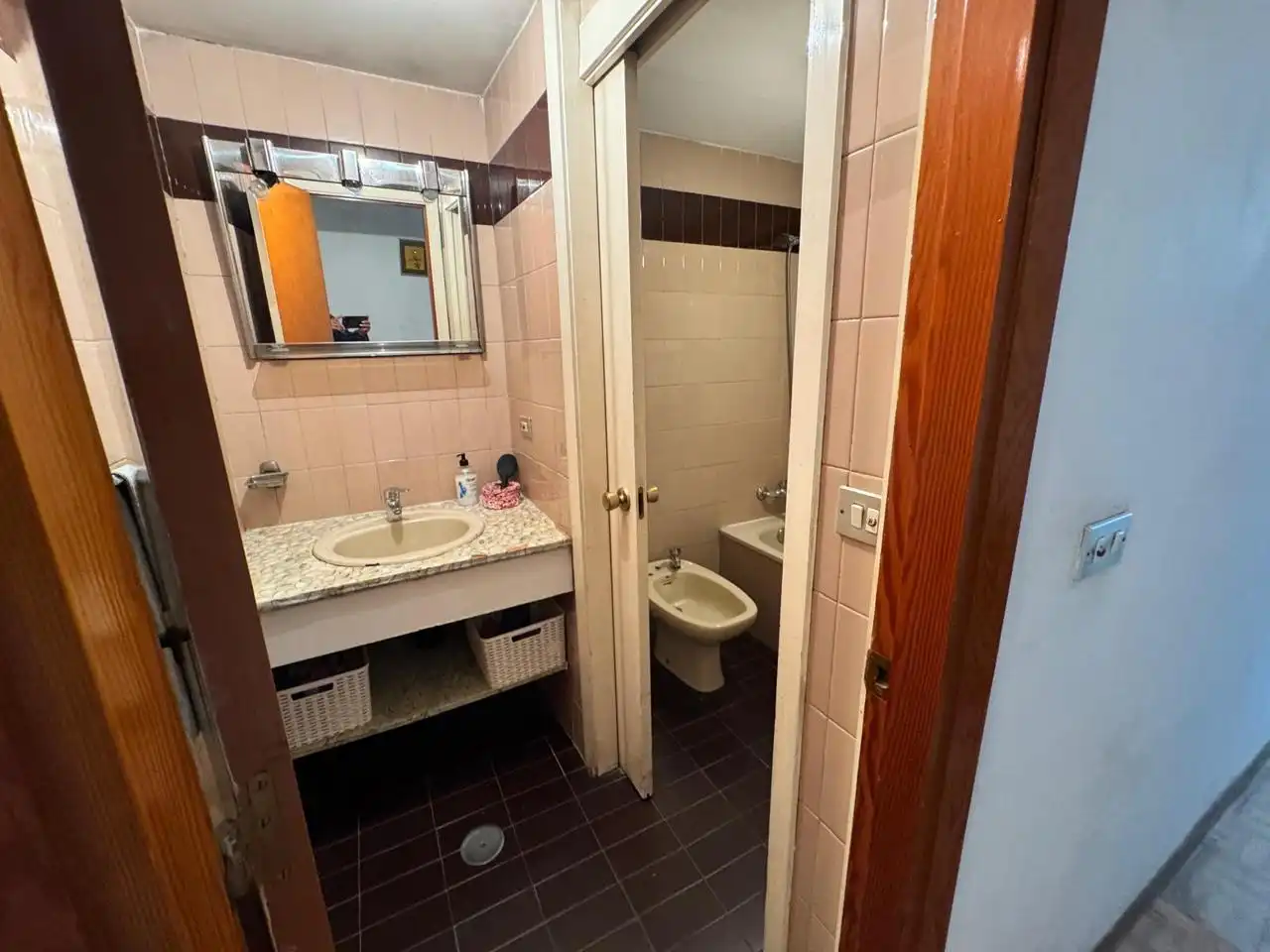 Badezimmer von Wohnung zum Verkauf in A Coruña Capital  mit Heizung, Parkett und Terrasse