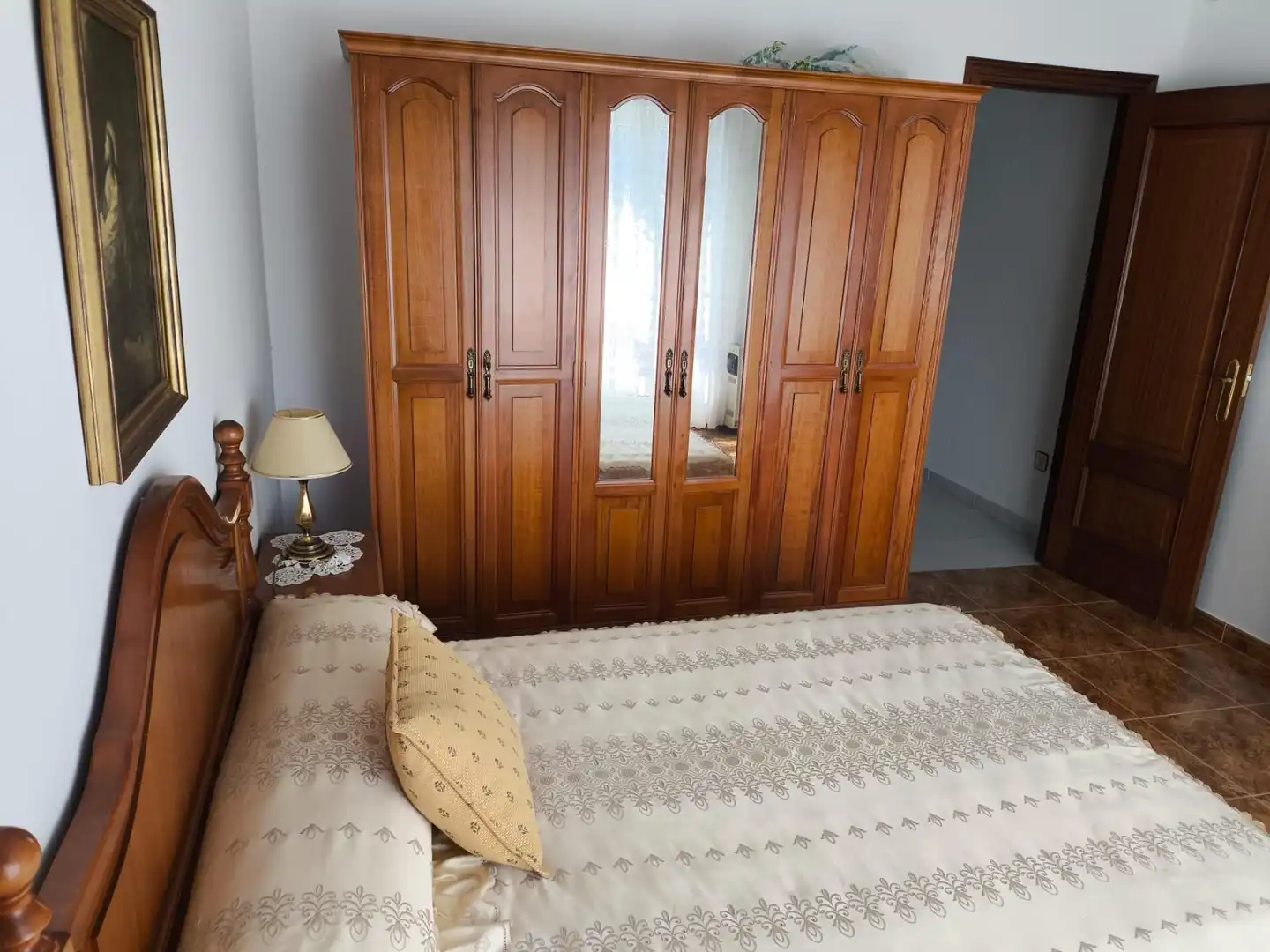 Schlafzimmer von Wohnung zum Verkauf in Laxe mit Heizung, Terrasse und Abstellraum