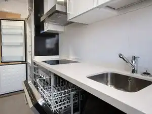 Kitchen of Flat for sale in  Madrid Capital  with Storage room and Community pool