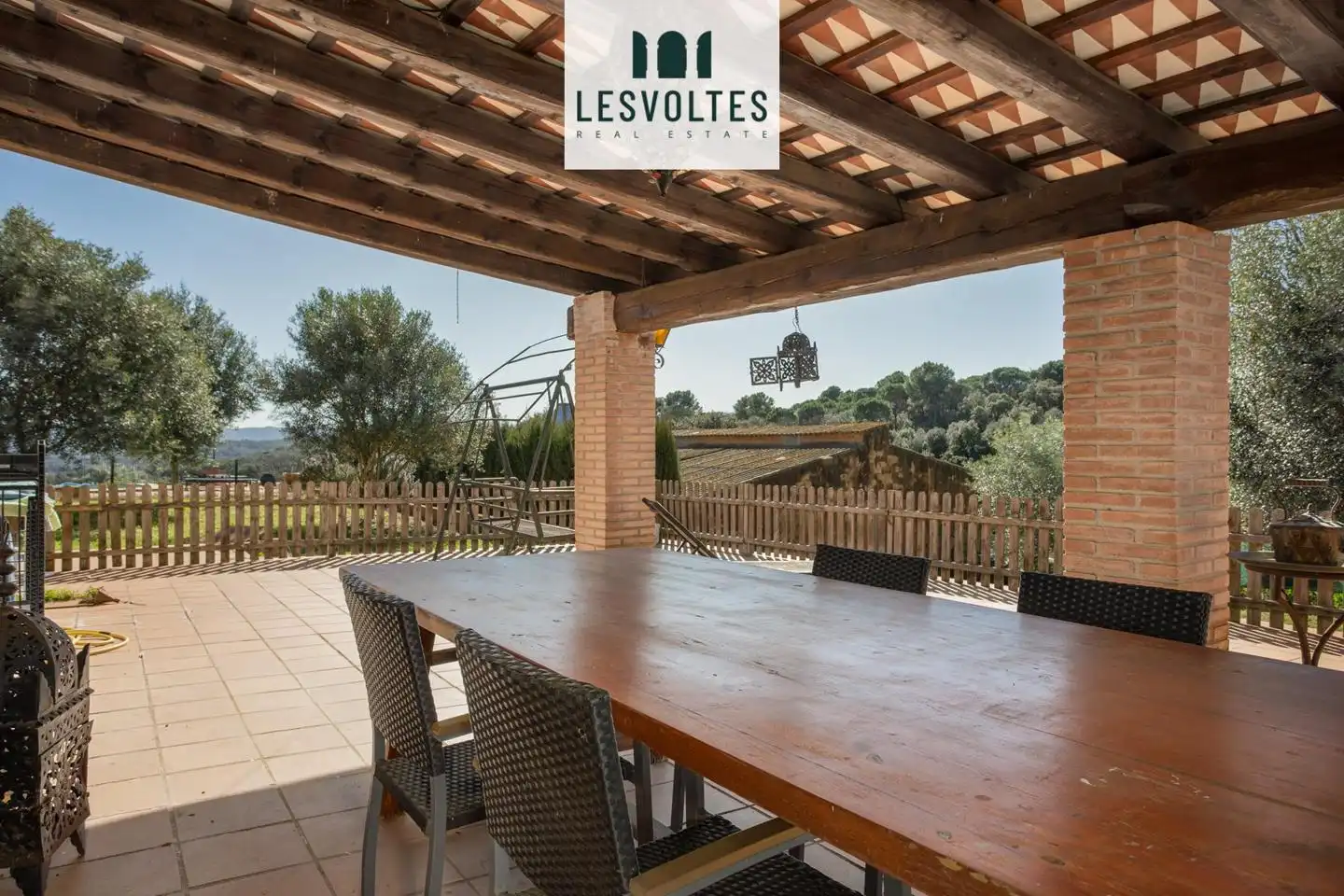 Terrassa de Casa o xalet en venda en Corçà amb Aire condicionat, Calefacció i Jardí privat