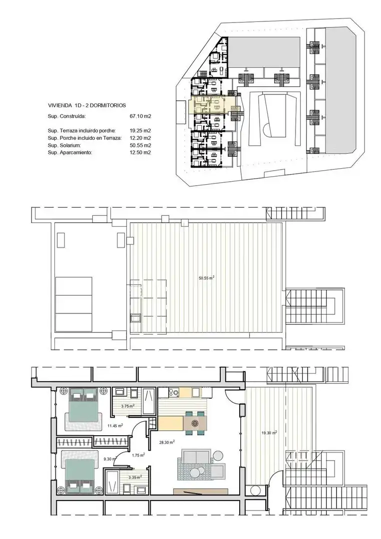 Apartament amb terrassa en venda a Roldán, imagen 20