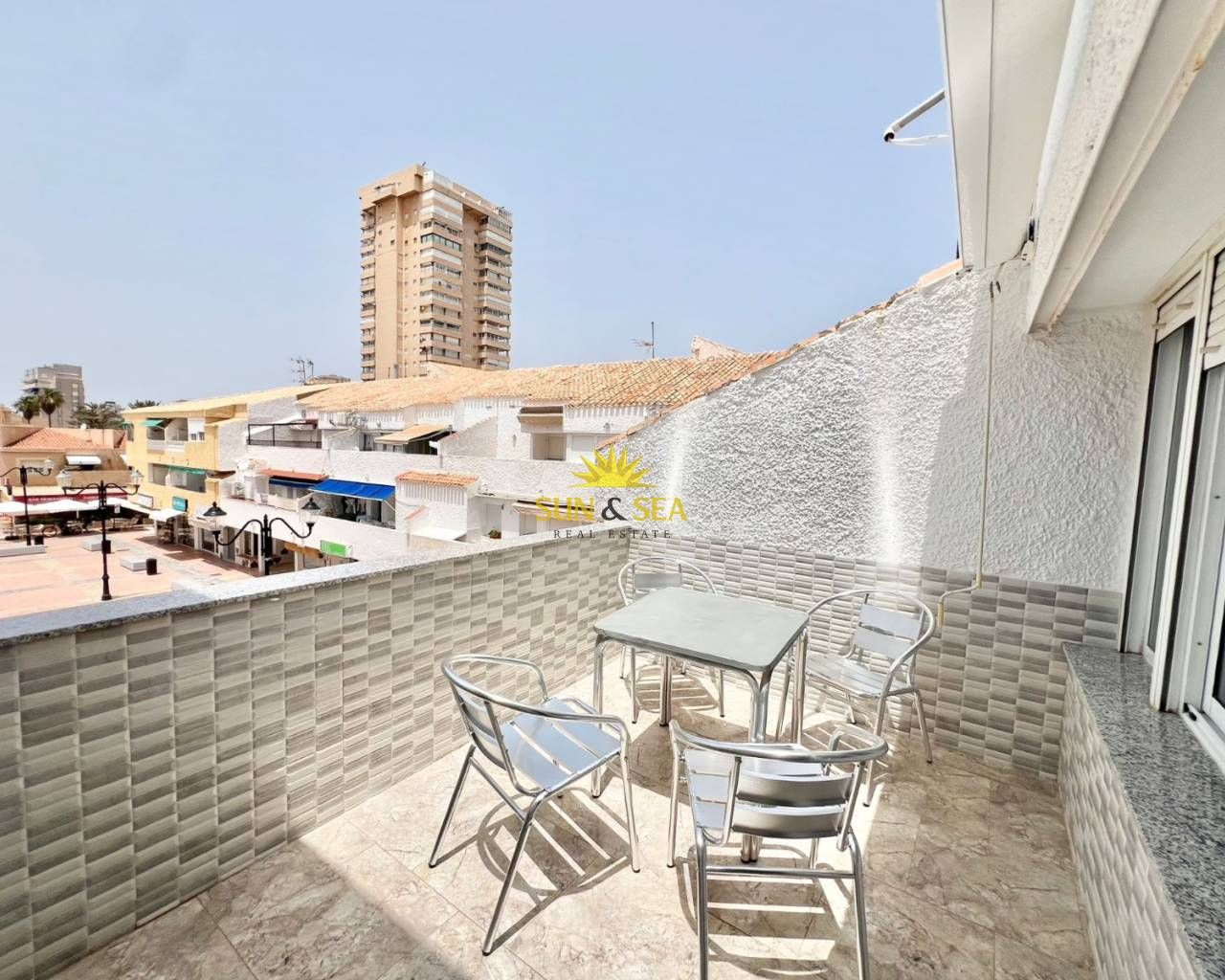 Terrace of Apartment to rent in La Manga del Mar Menor  with Terrace, Furnished and Oven