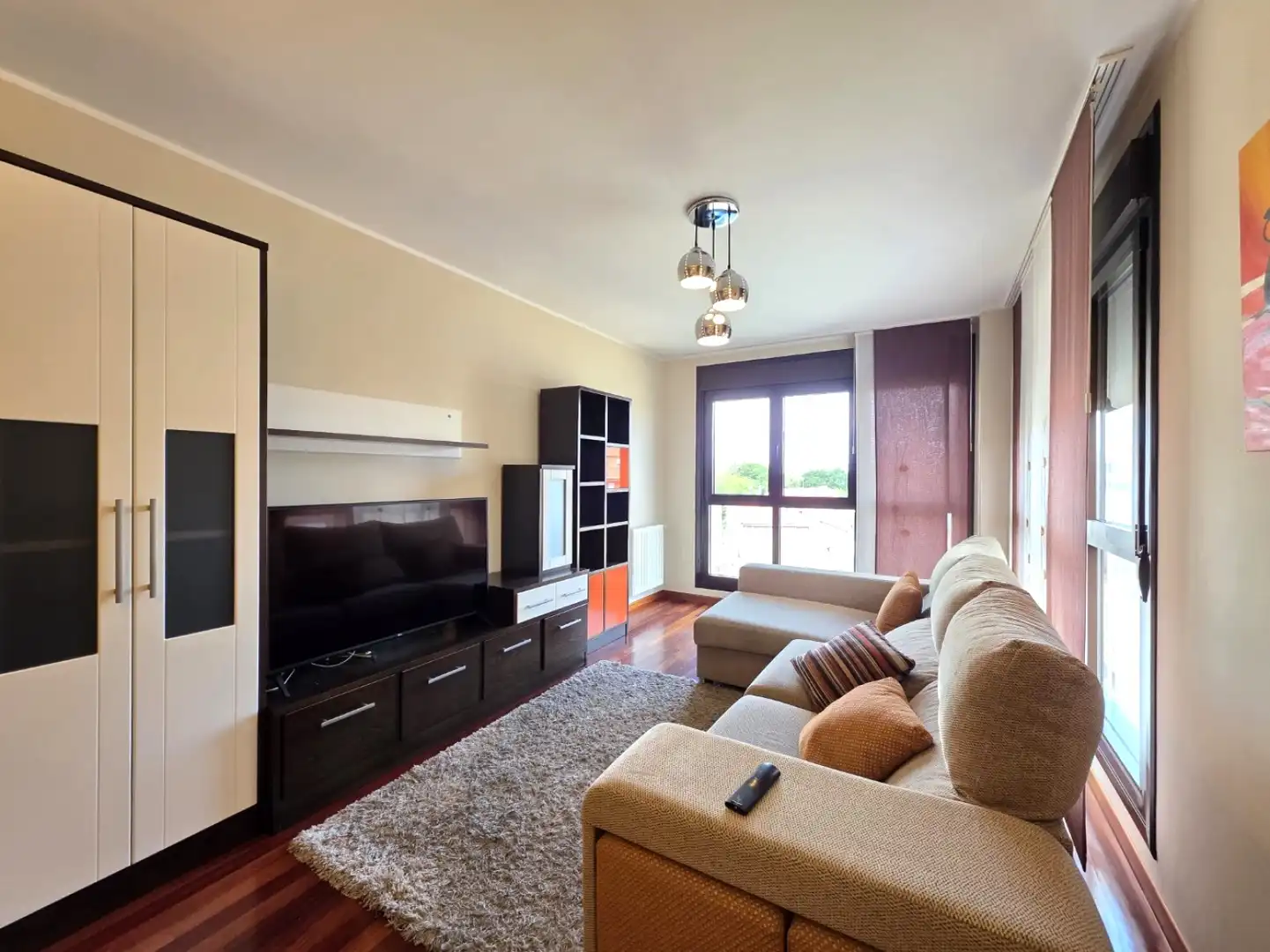Sala de estar de Piso de alquiler en Siero con Calefacción, Parquet y Trastero
