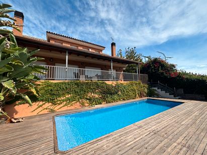 Swimming pool of House or chalet for sale in Arenys de Mar  with Air Conditioner, Terrace and Swimming Pool