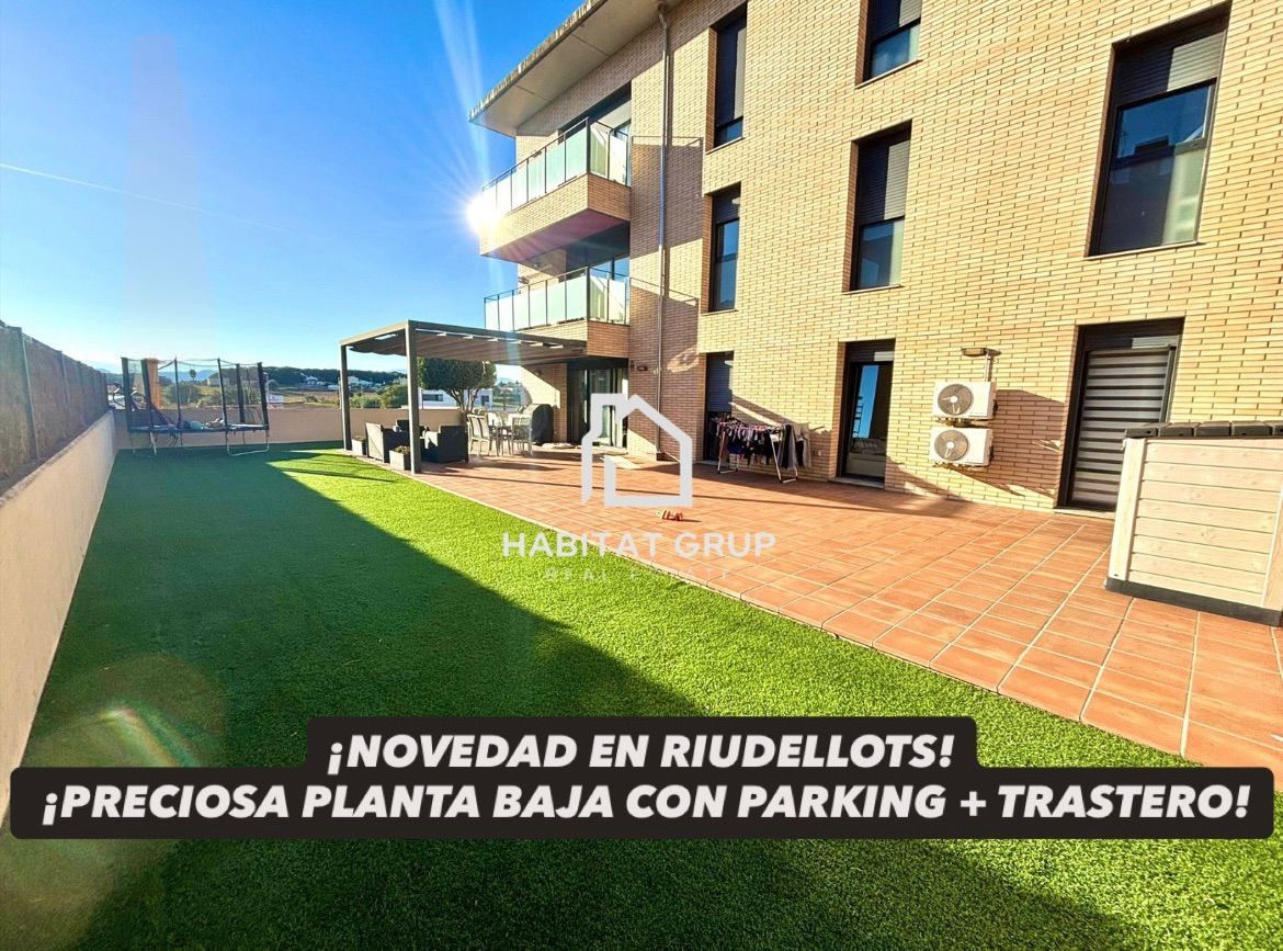 Parking of Flat for sale in Riudellots de la Selva  with Air Conditioner, Heating and Private garden