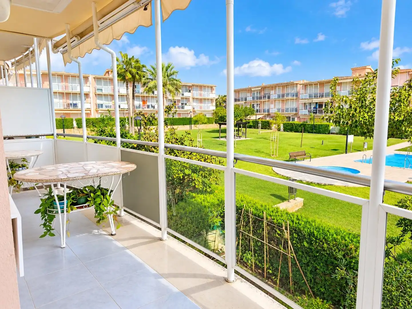 Terrasse von Wohnung zum Verkauf in La Ràpita mit Klimaanlage, Terrasse und Alarm